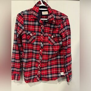 Original weatherproof button up flannel size small